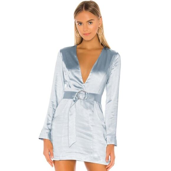 Lovers and Friends Seneca Mini Dress in Baby Blue NWOT Size Small - Picture 1 of 3